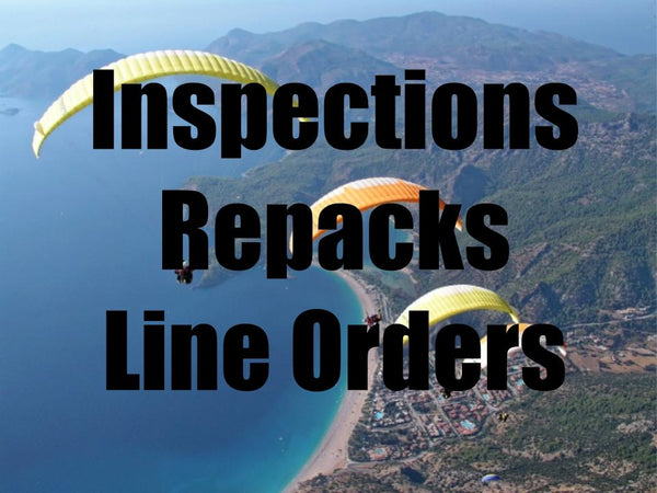 Reserve Repacks, Paraglider Inspections, and Line Orders