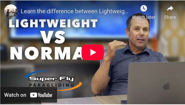 Lightweight vs Normal Paragliders